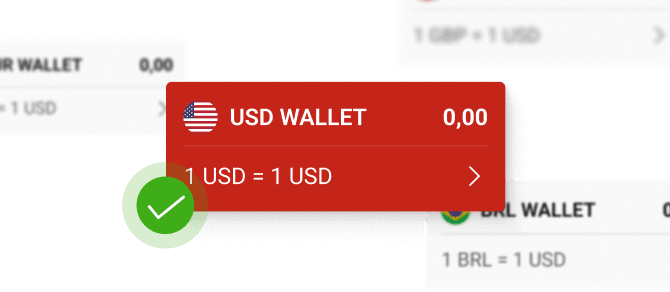 USD wallet